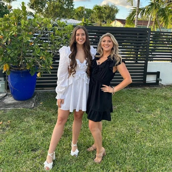 MAJORELLE Mariapia Mini Dress in Ivory - flaw - Picture 8 of 9